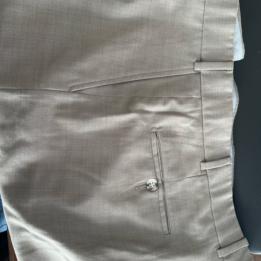 Men's Classic Tan Dress Pants